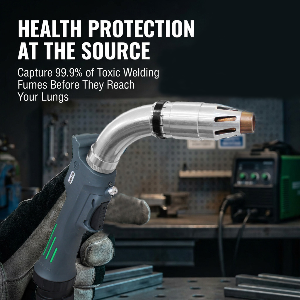 welding fume extraction gun