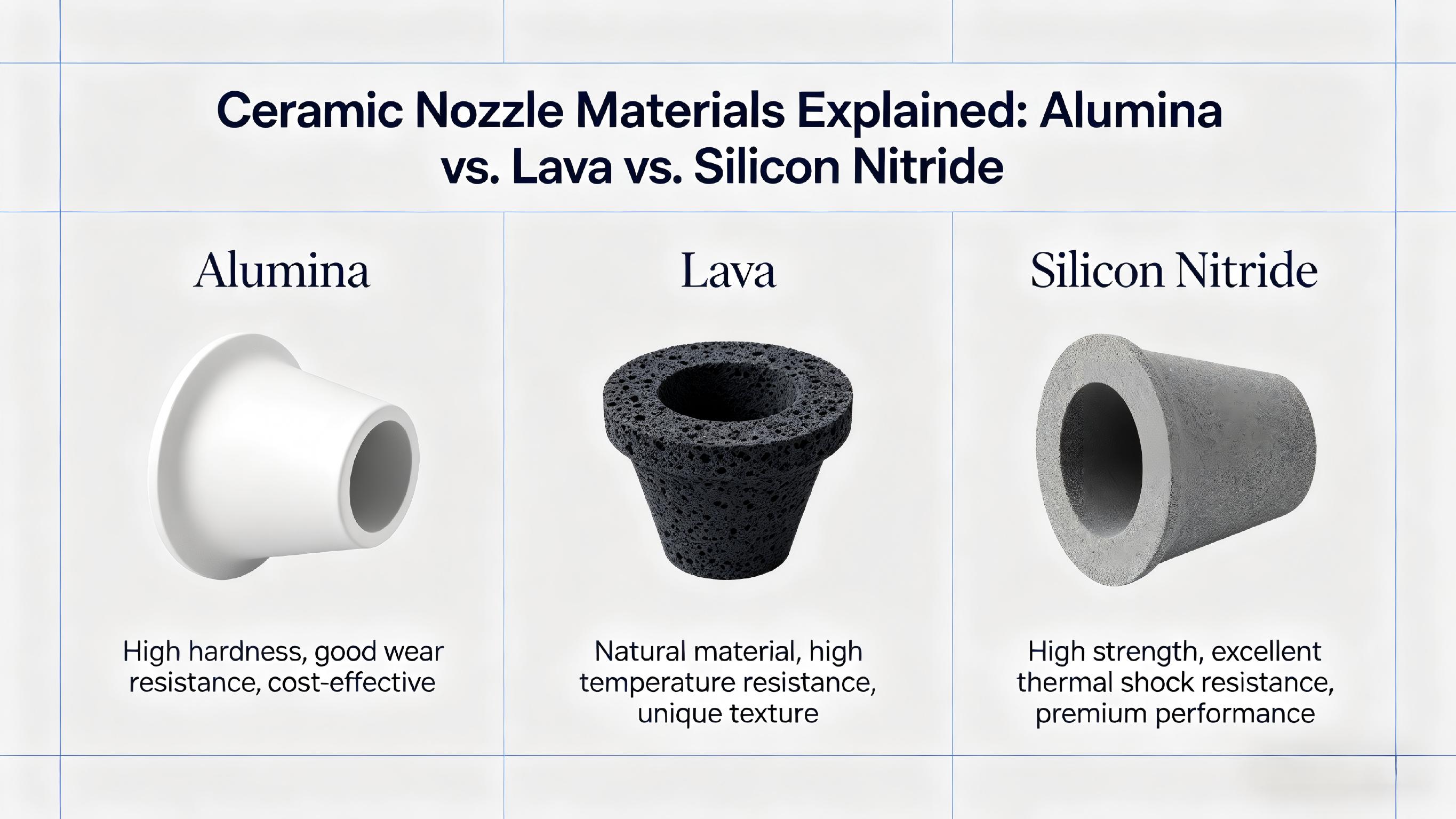 Ceramic Nozzle Materials