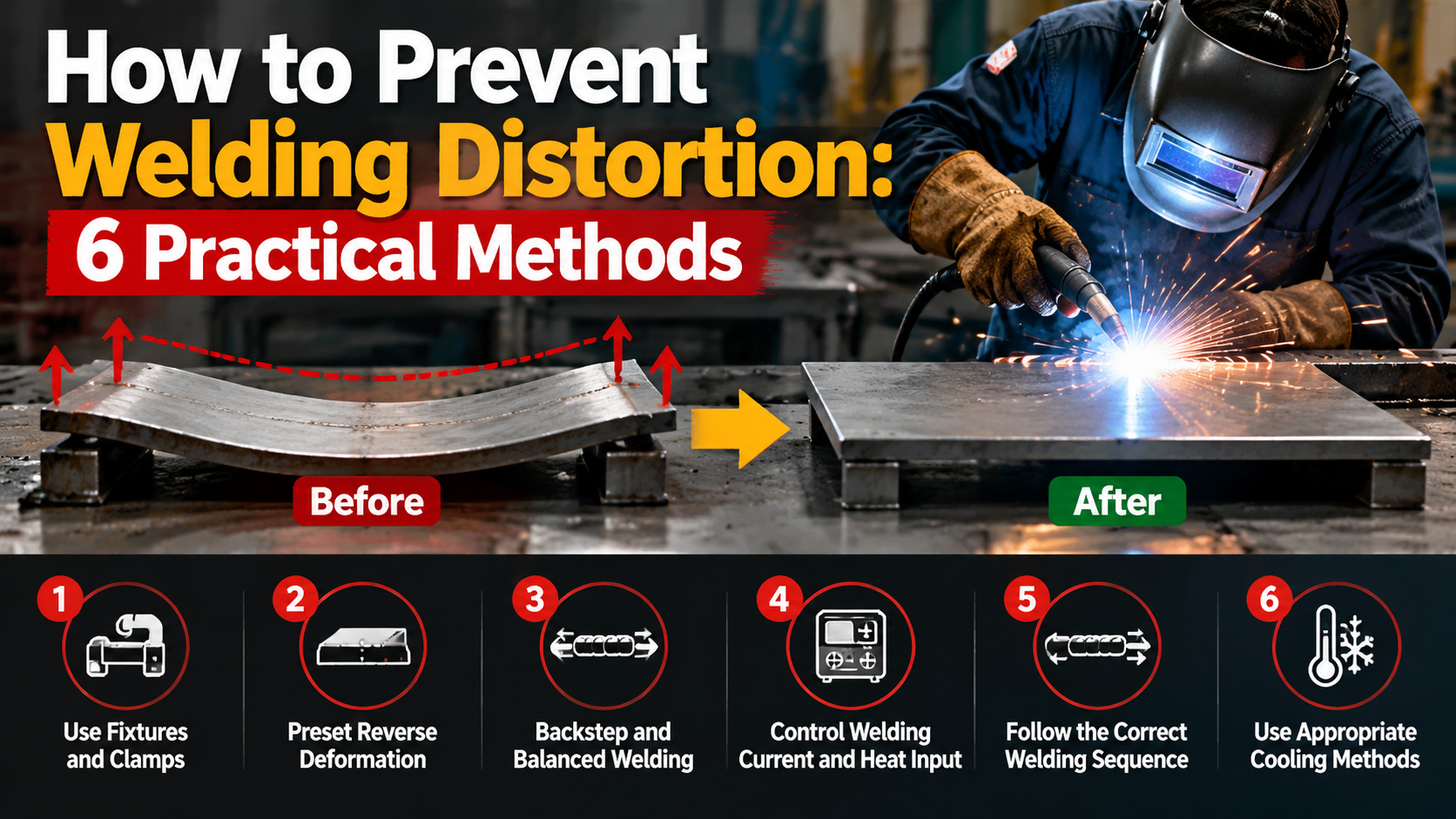 How to Prevent Welding Distortion: 6 Practical Methods